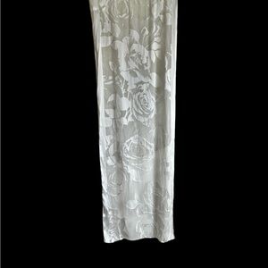 Silver Silk Scarf or Shawl
